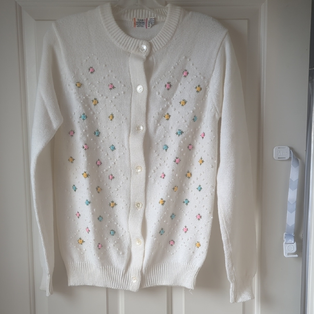 Vintage Floral Cardigan